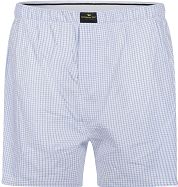 Steppin' Out Boxershort Checkered Light Blue