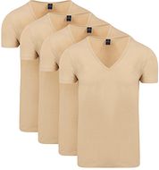Suitable Invisible T-shirt Deep V-neck Vitaru 4 Pack