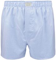 Steppin' Out Boxershort Dobby Print Blue