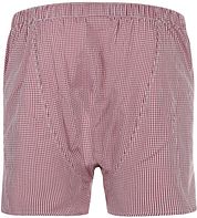 Steppin' Out Boxershort Poplin Checks Red