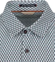 No Excess Shirt Light Blue Multicolour Print