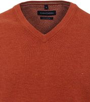 Casa Moda Pullover V-Neck Orange