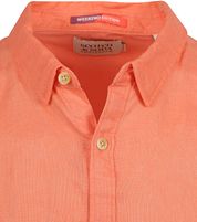 Scotch and Soda Linen Shirt Salmon