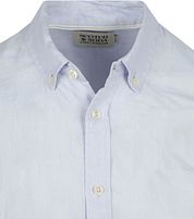 Scotch and Soda Linnen Overhemd Light Blue