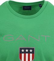 Gant T-shirt Shield Logo Green