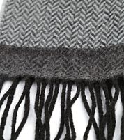 Suitable Men's Scarf Red Grey