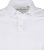 Blue Industry Polo Shirt Jersey White