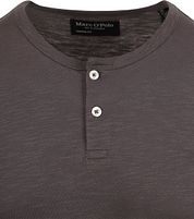Marc O'Polo T-Shirt Slub Brown