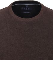 Casa Moda Pullover O-Neck Melange Yellow