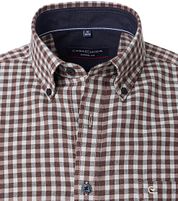Casa Moda Casual Shirt Checks Brown