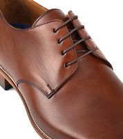 Suitable Leather Shoe Dark Cognac