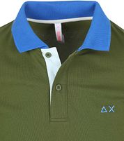 Sun68 Polo Shirt Color Way Dark Green