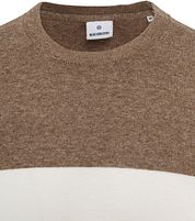 Blue Industry Pullover Stripes Brown