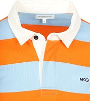 McGregor Rugbyshirt Stripe Orange Blue