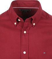 Tommy Hilfiger Shirt Brushed Burgundy