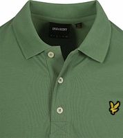 Lyle and Scott Polo Plain green