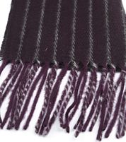 Suitable Men's Scarf Purple Stripes 18-19