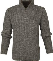 Barbour NewTyne Zip Pullover Wool Dark Green