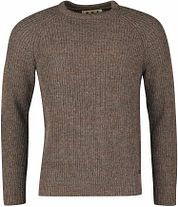 Barbour Pullover Lambswool Knitted Brown
