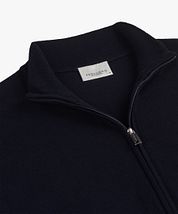 Profuomo Cardigan Merino Wool Navy