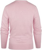 Steppin' Out Pullover Cotton Cashmere V-Neck Pink