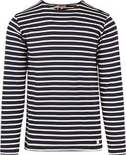 Armor-Lux Sweater Stripes Dark Blue