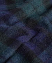 Barbour Scarf Blackwatch Lambswool Dark Green