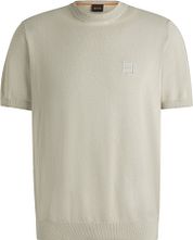 BOSS Knitted T-shirt Kanache Ecru
