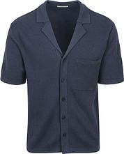 KnowledgeCotton Apparel Knitted Top Dark Blue