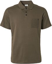 No Excess Polo Shirt Jacquard Army Green