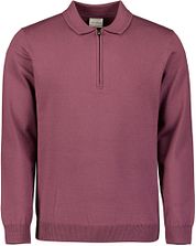 No Excess Polo Zip Pullover Dark Wine