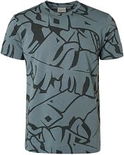 No Excess T Shirt Print Steel Blue