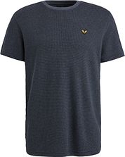 PME Legend T-Shirt Textured Stripe Navy