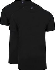 Alan Red Ottawa T-shirt Stretch Black 2-Pack