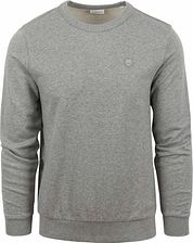 KnowledgeCotton Apparel Elm Melange Sweater Grey