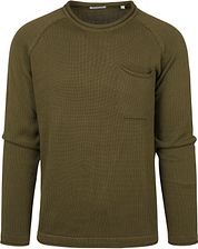 KnowledgeCotton Apparel Sweater Olive Green