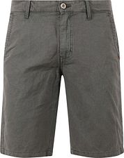 No Excess Cargo Short Linen Green