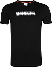 Blue Industry Shirt Logo Black