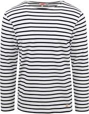 Armor-Lux Sweater Stripes Black White