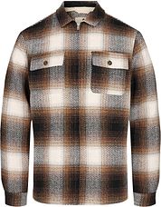 Anerkjendt Overshirt Oscar Wool Mix Brown