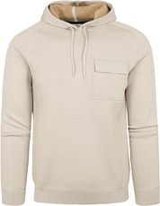 Blue Industry Hoodie Beige
