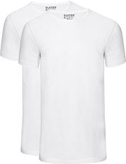Slater 2-pack Basic Fit T-shirt White