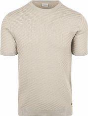 No-Excess Knitted T-Shirt Clay