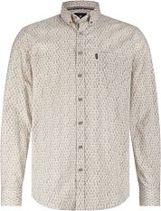 State of Art Shirt Poplin Print Beige