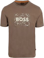 BOSS T-shirt Logo Brown