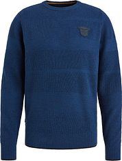 PME Legend Sweater Badge Cobalt Blue