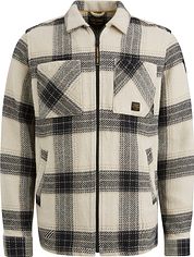 PME Legend Overshirt Heavy Yarn Checks Ecru