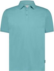 State Of Art Piqué Polo Shirt Azure Blue
