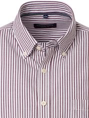 Casa Moda Casual Shirt Stripes Burgundy