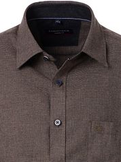 Casa Moda Casual Shirt Structure Brown